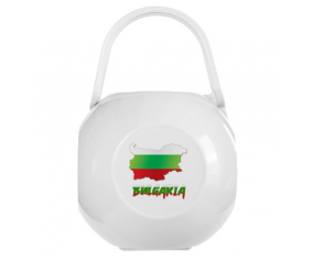 Bulgaria mapea caja de pezón blanco