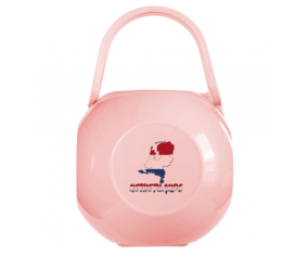 Netherland mapea caja de pezón rosa