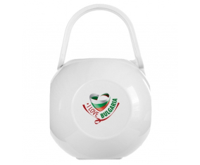White I Love Bulgaria caja de pezón