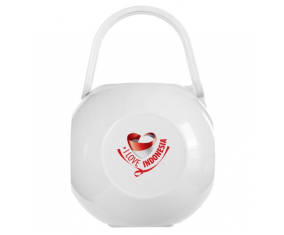 White I Love Indonesia lollipop box