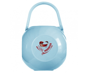 Blue I Love Indonesia lollipop box