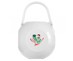 White I Love Italia caja de piruletas