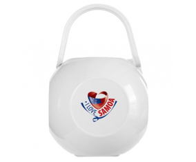 Caja de piruletas White I Love Samoa