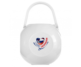 Me encanta Liechtenstein Blanco Nipple Box Maps