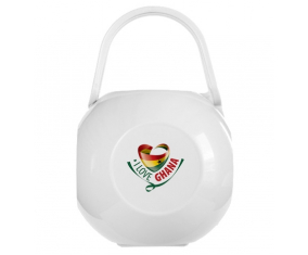 White I Love Ghana lollipop box