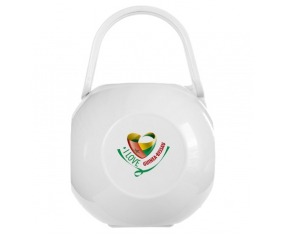 White I Love Guinea-Bissau caja de pezón