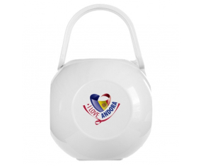 Caja de piruletas White I Love Andora