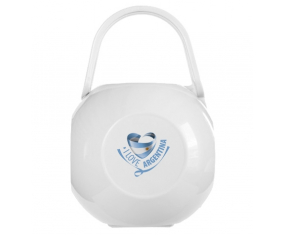 White I Love Argentina caja de piruletas