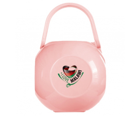 Caja de piruletas Pink I Love Malawi