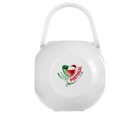 White I Love Portugal lollipop box