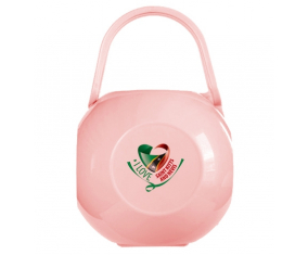 Caja de piruletas Pink I Love Saint Kitts y Nevis