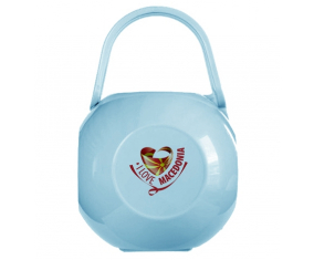 Azul-color I Love Macedonia lollipop caja