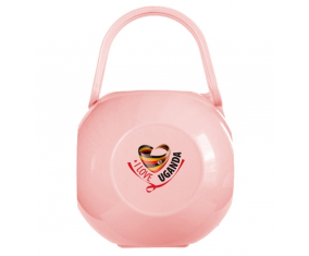 Caja de pezón Pink I Love Uganda