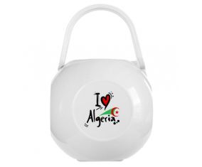 Me encanta argelia lollipop box - bandera blanca