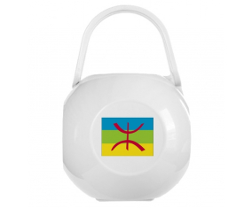 Caja de pezón de bandera blanca de Amazigh