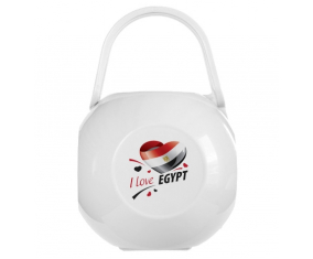 Caja de piruleta blanca me encanta Egipto diseño 1