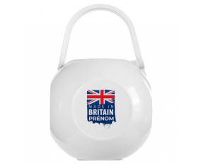 Made in Britain design 1 caja de piruletas blancas