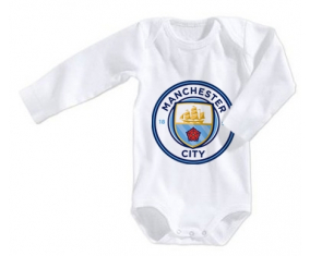 Body bebé Manchester City Football Club talla 3/6 meses mangas largas