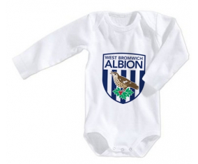 Body bebé West Bromwich Albion Football Club talla 3/6 meses mangas largas