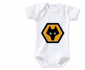 Body bebé Wolverhampton Wanderers Football Club talla 3/6 meses mangas cortas