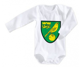 Body norwich City Football Club talla 3/6 meses mangas largas