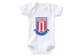 Body bebé Stoke City Football Club talla 3/6 meses mangas cortas