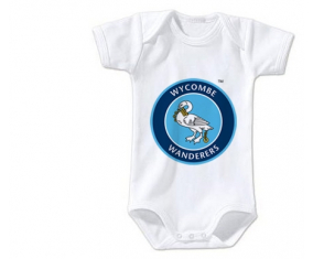 Body bebé Wycombe Wanderers Football Club talla 3/6 meses mangas cortas