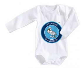 Body bebé Wycombe Wanderers Football Club talla 3/6 meses mangas largas