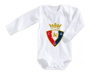 Body Baby Club Atlético Osasuna talla 3/6 meses mangas largas