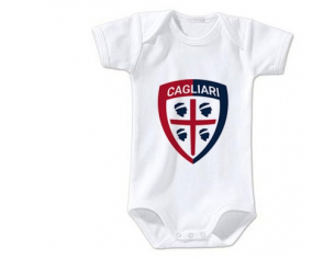 Body bebé Cagliari Calcio talla 3/6 meses mangas cortas