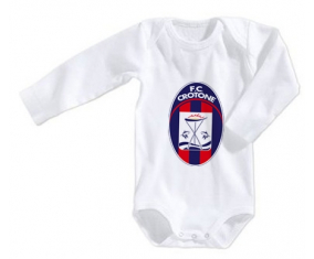 Body club de fútbol bebé crotone tamaño 3/6 meses mangas largas