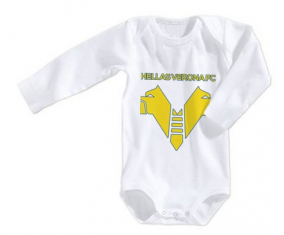 Body bebé Hellas Verona Football Club talla 3/6 meses mangas largas