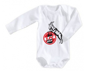 Body bebé Fueball-Club Koln talla 3/6 meses mangas largas