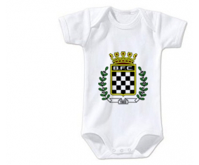 Body bebé Boavista Futebol Clube talla 3/6 meses mangas cortas