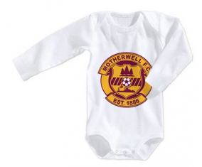 Body bebé motherwell club de fútbol tamaño 3/6 meses mangas largas