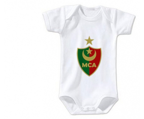 Body bebé Mouloudia Club argelino talla 3/6 meses mangas cortas