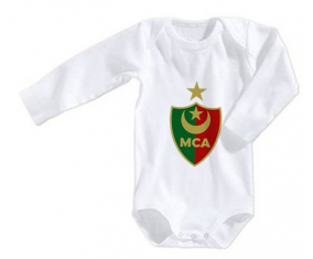 Body bebé Mouloudia Club Argelinos talla 3/6 meses mangas largas