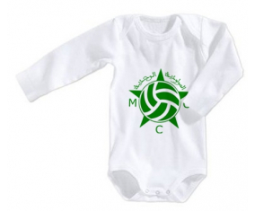 Body bebé Mouloudia Club d'Oujda talla 3/6 meses mangas largas