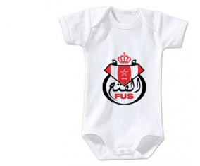 Body bebé Fath Union Sport Rabat talla 3/6 meses mangas cortas