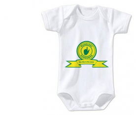 Body bebé Mamelodi Sundowns Football Club talla 3/6 meses mangas cortas