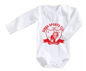 Body bebé Simba Sports Club talla 3/6 meses mangas largas