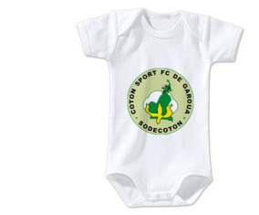 Body bebé Cotton Sport Football Club de Garoua talla 3/6 meses mangas cortas