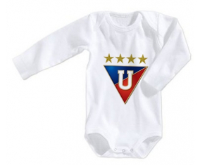 Body bebé Liga Deportiva Universitaria de Quito talla 3/6 meses mangas largas