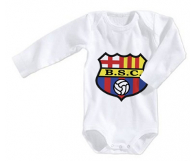 Body bebé Barcelona Sporting Club talla 3/6 meses mangas largas