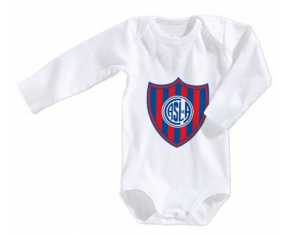 Body bebé Club Atlético San Lorenzo de Almagro talla 3/6 meses mangas largas