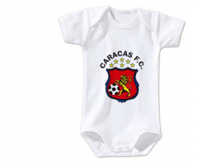 Body bebé Caracas Futbol Club Venezuela talla 3/6 meses mangas cortas