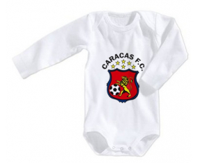 Body bebé Caracas Futbol Club Venezuela talla 3/6 meses mangas largas