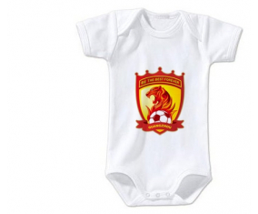 Body bebé Guangzhou Evergrande Taobao Football Club China talla 3/6 meses mangas cortas