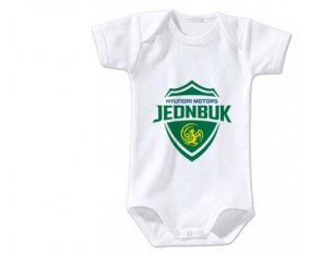 Body bebé Jeonbuk Hyundai Motors Football Club Corea del Sur talla 3/6 meses mangas cortas