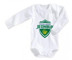 Body bebé Jeonbuk Hyundai Motors Football Club Corea del Sur tamaño 3/6 meses mangas largas